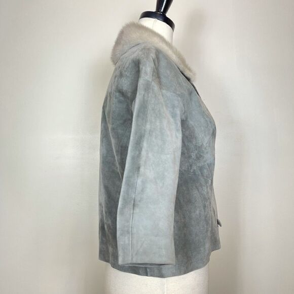 Toco Leather Fashions Vintage Fur Collar Coat - Picture 2 of 4